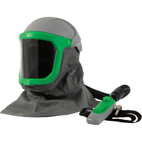 Z-Link Respirator with Safety Lens, FR Shoulder Cape, Breathing Tube & C40, Facepiece Respirator/Welding Helmet PB Rental Co. Ltd.