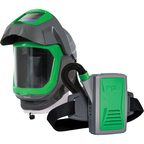 Masque de respirateur Z-Link avec joint de visage, visi&egrave;re & montage &agrave; ceinture, Respirateur &agrave; masque/Masque de soudage, Pile Lithium-ion PB Rental Co. Ltd.