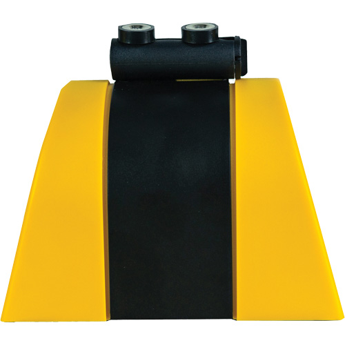 HAZLOK Safety Barrier System, Plastic, Magnetic Mount, 30', Black and Yellow Tape PB Rental Co. Ltd.