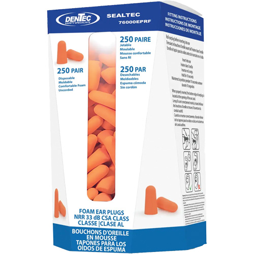 SEALTEC33 Disposable Foam Earplugs Refill, Bulk - Canister PB Rental Co. Ltd.