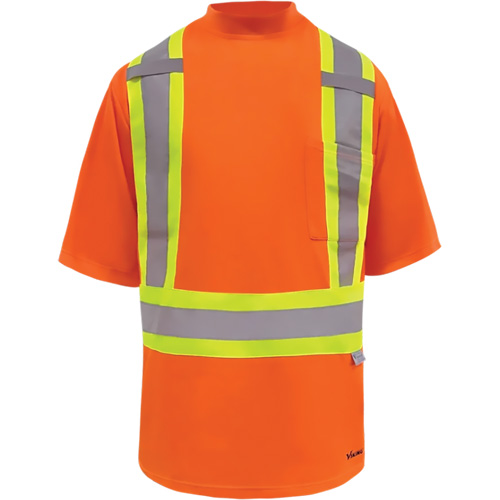 Viking&reg; Safety Bamboo Lined T-shirt, Polyester, 2X-Large, High Visibility Orange PB Rental Co. Ltd.