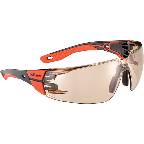 RUSH+ 2.0 M/L Safety Glasses with Black & Red Frame, Copper Lens, Anti-Fog/Anti-Scratch, ANSI Z87+ PB Rental Co. Ltd.
