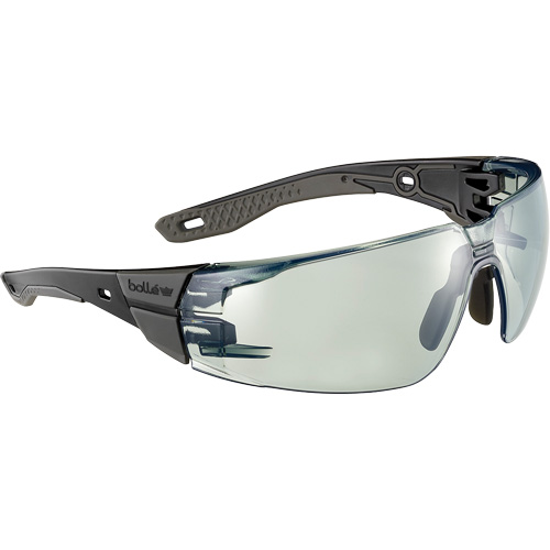 Lunettes de s&eacute;curit&eacute; RUSH+ 2.0 avec monture noire et grise, M/G, Lentille Gris/IR 1.7, Antibu&eacute;e/Anti-&eacute;gratignures, ANSI Z87+ PB Rental Co. Ltd.