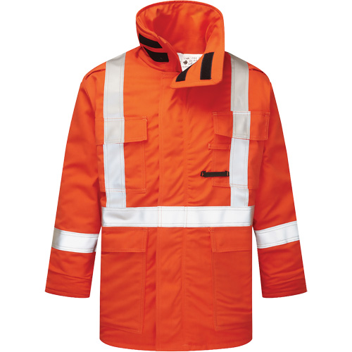 Parka isol&eacute; de 9 oz Haute visibilit&eacute; Avenger, style 515, Hommes, T-petit, Orange PB Rental Co. Ltd.