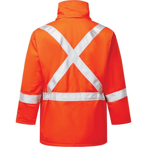 Parka isol&eacute; de 9 oz Haute visibilit&eacute; Avenger, style 515, Hommes, T-petit, Orange PB Rental Co. Ltd.