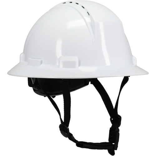 Casque de s&eacute;curit&eacute; &agrave; bord complet Kilimanjaro avec coque en PEHD, R&eacute;pond aux normes CSA type 2, Suspension Rochet, Ventil&eacute; PB Rental Co. Ltd.