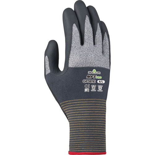Gants ultral&eacute;gers MFT PRO 381, 10/2T-Grand, R&ecirc;vetement Nitrile, Enveloppe en Microfibre PB Rental Co. Ltd.