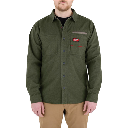 Chemise en flanelle GRIDIRON, Hommes, Moyen, Vert PB Rental Co. Ltd.