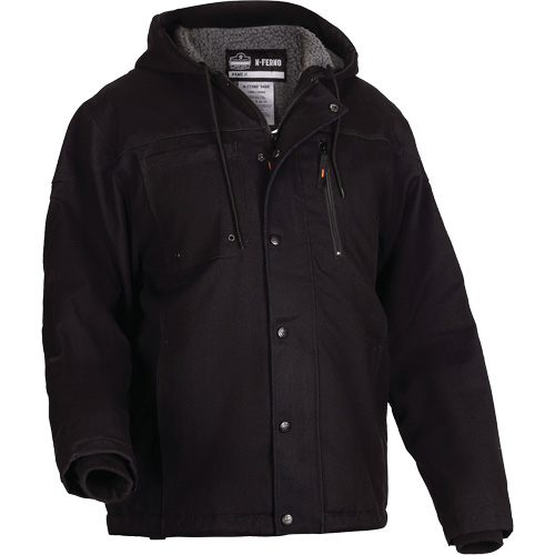 N-Ferno&reg; Heavy-Duty Sherpa-Lined Work Jacket, Men's/Women's, 2X-Large, Black PB Rental Co. Ltd.