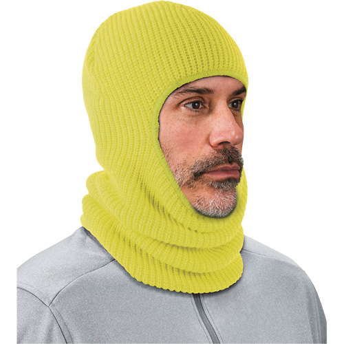 N-Ferno&reg; 2-Layer Rib Knit Freezer Balaclava Face Mask, Acrylic, High-Visibility Lime Green PB Rental Co. Ltd.