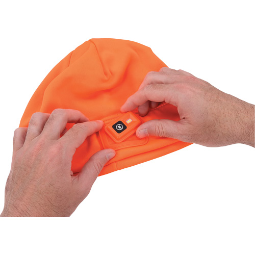 N-Ferno&reg; Winter Skull Cap with LED Rechargeable Light, Fleece Lining, One Size, Orange PB Rental Co. Ltd.