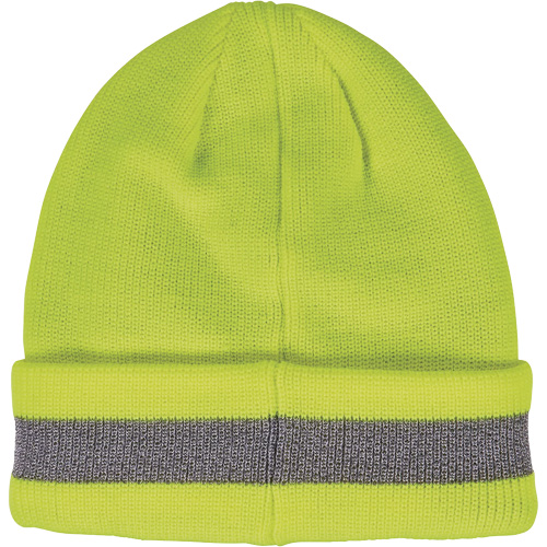 N-Ferno&reg; Reflective, Cuffed Rib Knit Winter Hat, Acrylic Lining, One Size, High-Visibility Lime Green PB Rental Co. Ltd.