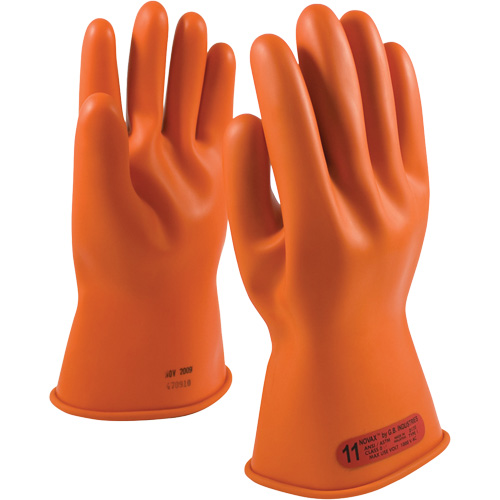 Gant isolant en caoutchouc NOVAX avec poignet droit, ASTM classe 0, Taille 12, 11" lo PB Rental Co. Ltd.