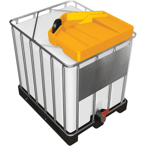 Large 3.9 Gal. Yellow Chemically-Resistant Polyethylene IBC Funnel PB Rental Co. Ltd.