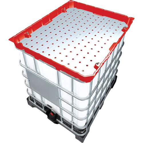 Ensemble dentonnoir GRV rouge pleine grandeur de 30 gal PB Rental Co. Ltd.