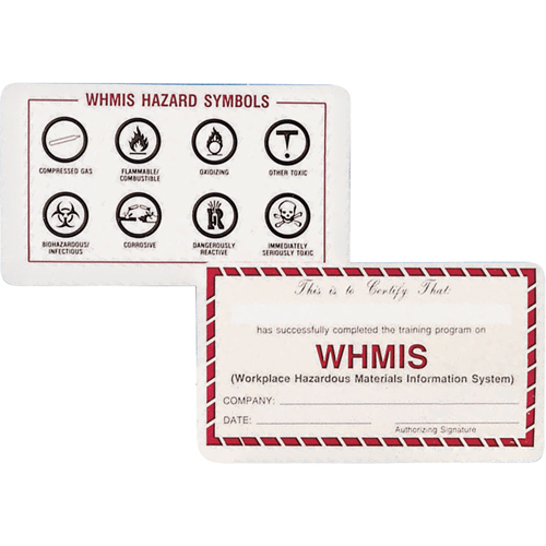 Cartes de portefeuille SIMDUT PB Rental Co. Ltd.