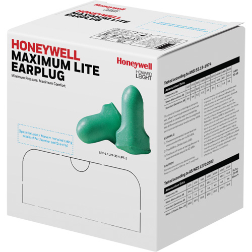 Howard Leight Maximum Lite Low-Pressure Foam Earplugs, Bulk - B PB Rental Co. Ltd.