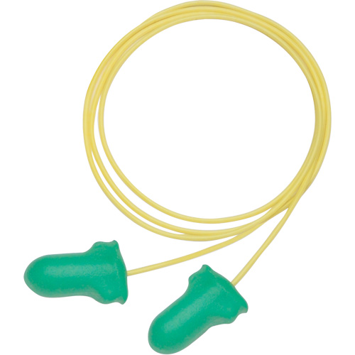 Bouchons d'oreilles en mousse &agrave; basse pression Maximum Lite de Howard Leight, Paire - Sac en poly, Avec cordon PB Rental Co. Ltd.
