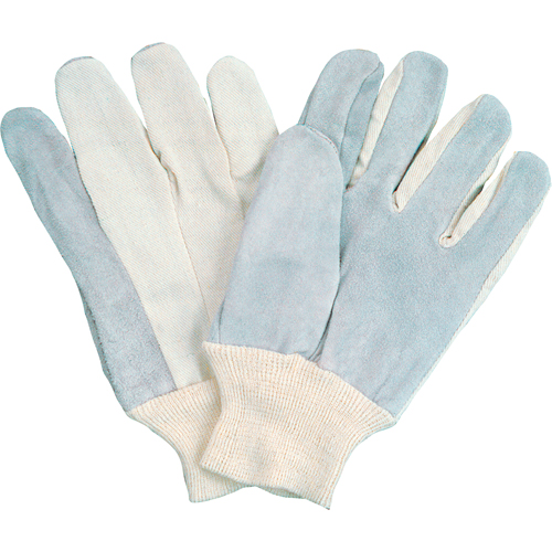 Standard-Duty Full-Index Work Gloves, Large, Split Cowhide Palm PB Rental Co. Ltd.