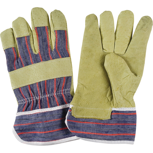 Gant pour ajusteur confortable r&eacute;sistant &agrave; l'abrasion, Grand, Paume en Cuir fleur de porc, Doublure en Coton PB Rental Co. Ltd.