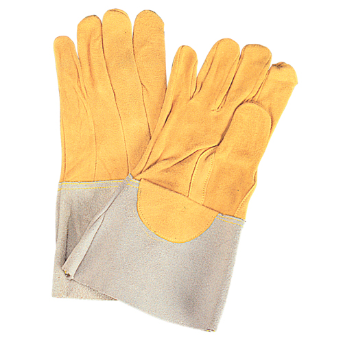 Gants de soudage TIG &agrave; ajustement sup&eacute;rieur, Cuir de daim refendu, Taille Grand PB Rental Co. Ltd.