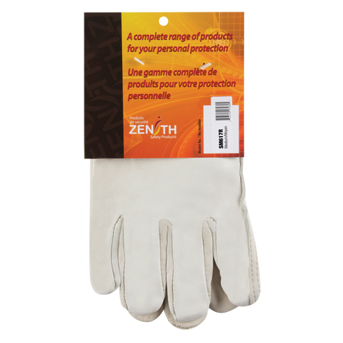 Gants de conducteur doubl&eacute;s pour l'hiver, Moyen, Paume en Cuir fleur de vache, Molleton PB Rental Co. Ltd.