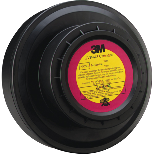 Cartouche pour appareils de protection respiratoire (APR) &agrave; &eacute;puration d'air motoris&eacute;, Gaz acide/Vapeur organique, Paquet de 1 PB Rental Co. Ltd.