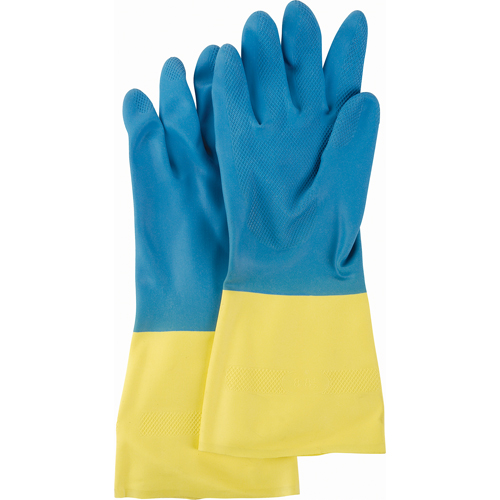 Gants deux tons NS53, Taille Moyen/8, 13" lo, N&eacute;opr&egrave;ne/Latex de caoutchouc, Doublure en Ouat&eacute;e, 28 mils PB Rental Co. Ltd.