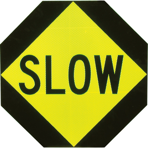 Double-Sided "Stop/Slow" Traffic Control Sign PB Rental Co. Ltd.