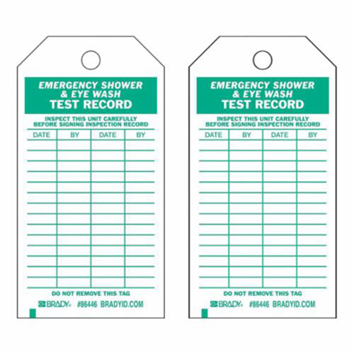 &eacute;tiquettes pour r&eacute;sultats de test, Polyester, 4" la x 7" h, Anglais PB Rental Co. Ltd.
