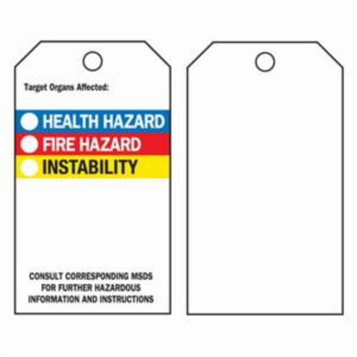 &eacute;tiquettes du droit &agrave; l'information, Polyester, 3" la x 5-3/4" h, Anglais PB Rental Co. Ltd.