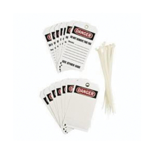 &eacute;tiquettes auto-plastifiantes pour la pr&eacute;vention des accidents, Polyester, 3" la x 5-3/4" h, Anglais PB Rental Co. Ltd.