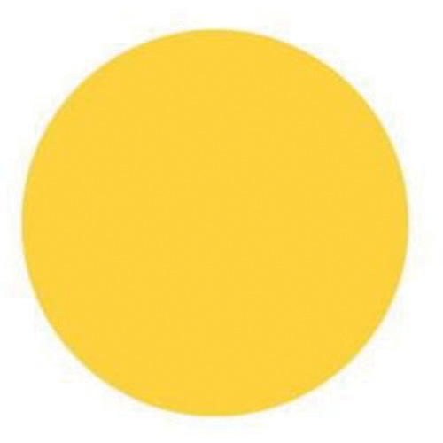 Round Write-On Labels, Circle, 1.5" L x 1.5" W, Yellow PB Rental Co. Ltd.