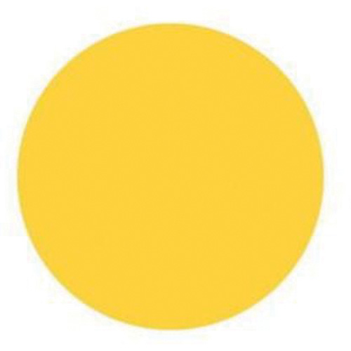 Round Write-On Labels, Circle, 3" L x 3" W, Yellow PB Rental Co. Ltd.