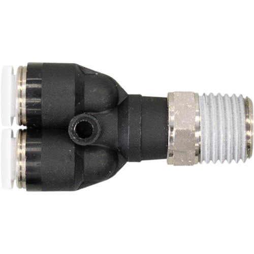 Raccord m&acirc;le en Y filet&eacute; Topfit, 1/2" dia., Polym&egrave;re PB Rental Co. Ltd.