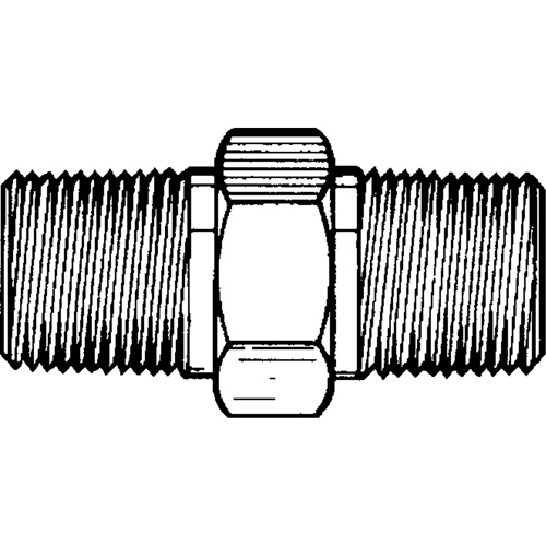 Male Hex Nipple, Brass PB Rental Co. Ltd.