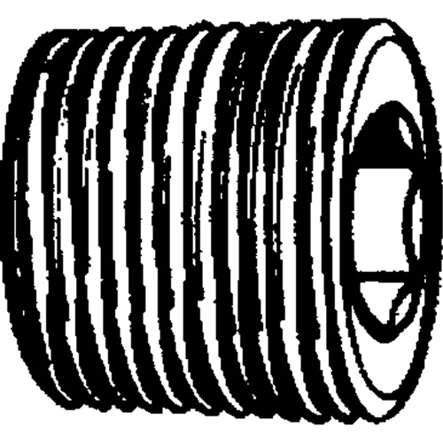 Bouchon de tuyau (t&ecirc;te hexagonale frais&eacute;e), 1/8" dia., Laiton PB Rental Co. Ltd.