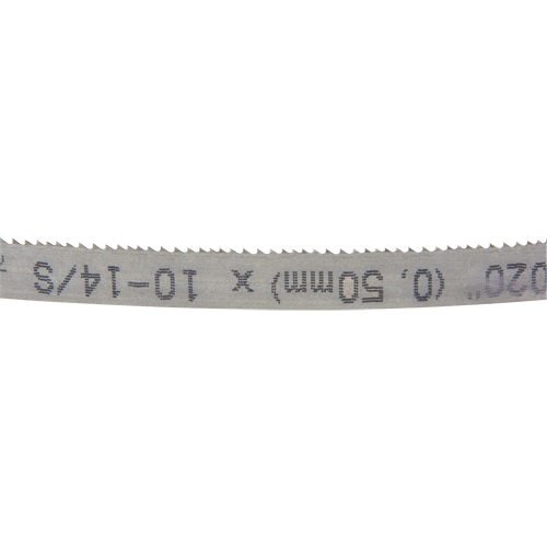 Lame de scie &agrave; ruban portable Univerz, Bim&eacute;tal, 44-7/8" lo x 1/2" la x &eacute;paisseur 0,020", 10-14 dents par pouce PB Rental Co. Ltd.