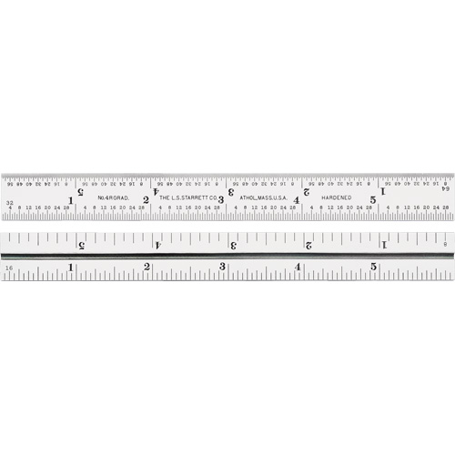 Junior Combination Squares, 6" L, 8/100" Graduations, Steel, Satin PB Rental Co. Ltd.