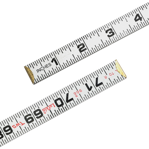 Red End&reg; Two Way&reg; Rule, 6' L, Wood, 1/16" Graduations PB Rental Co. Ltd.