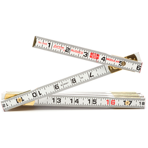 R&egrave;gle de maçon Red End, 6' lo, Bois, Graduations de 1/16" PB Rental Co. Ltd.