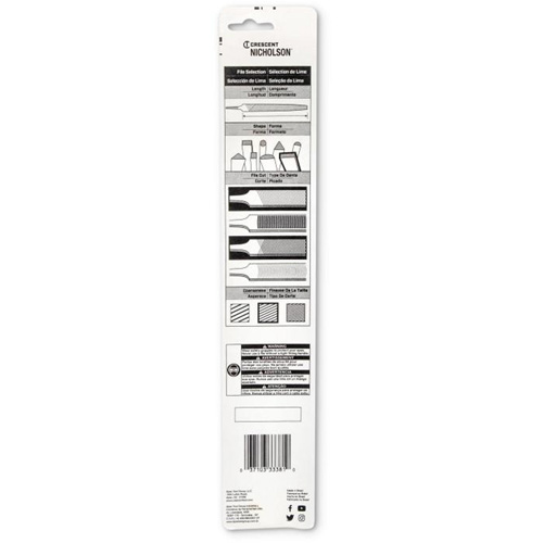 Lime d'affûtage, Plat, 8", Simple/double PB Rental Co. Ltd.