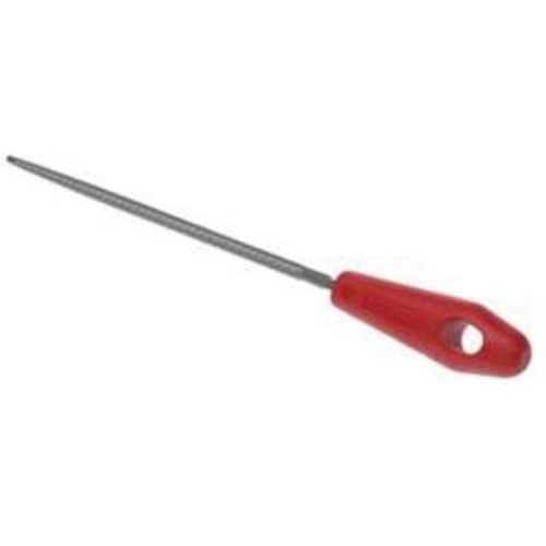 File with Red Handle, 8" L, Round, Bastard Cut PB Rental Co. Ltd.