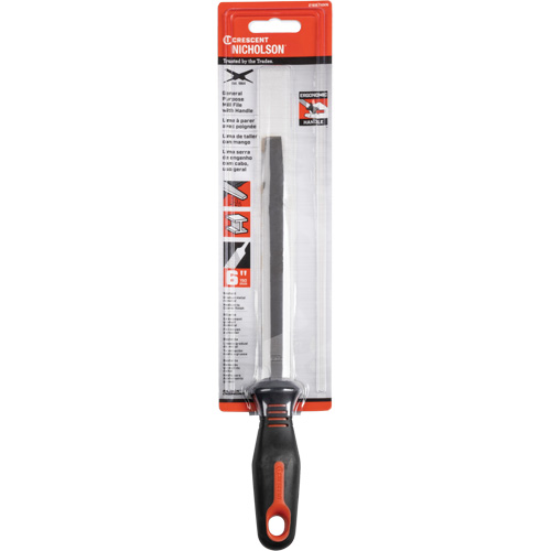 Single Cut File with Ergonomic Handle, Rectangular, 6", Bastard PB Rental Co. Ltd.