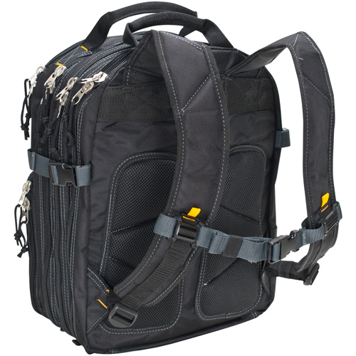 Sacs &agrave; dos pour outils &agrave; 75 pochettes, 13" lo x 17-1/2" la, Noir, Nylon PB Rental Co. Ltd.