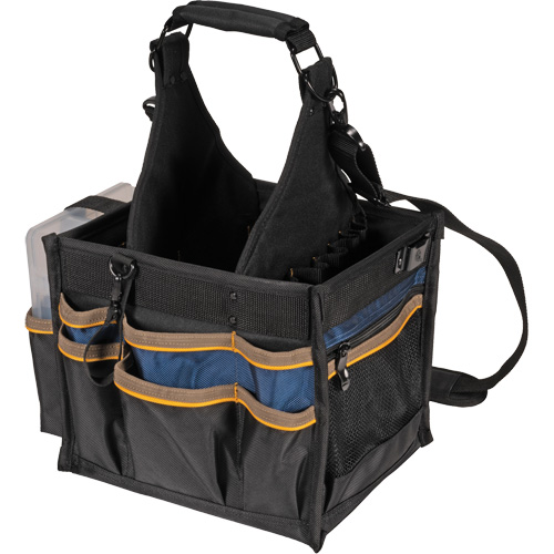 Grands porte-outils pour &eacute;lectriciens et travaux de maintenance, Polyester, 23 pochettes, Noir PB Rental Co. Ltd.