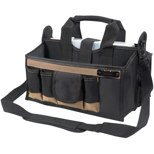 Sac &agrave; outils avec plateau central, Toile, 16 pochettes, Noir PB Rental Co. Ltd.