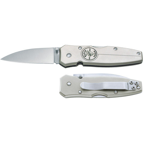 Lockback Knife with Drop Point Blade, 2-1/2" Blade, Stainless Steel Blade, Aluminum Handle PB Rental Co. Ltd.