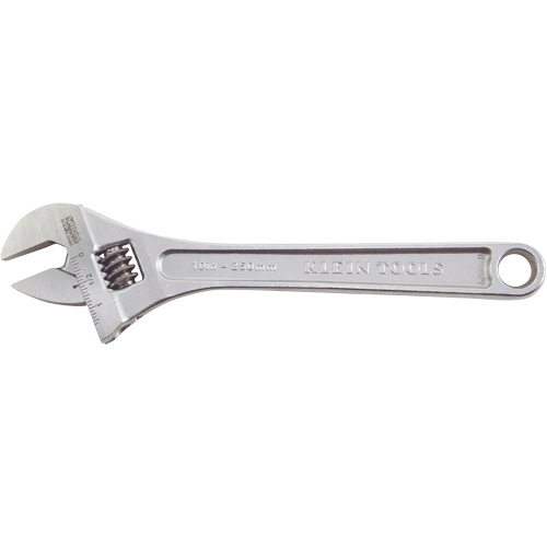 Adjustable Wrench, Extra Capacity, 10" L, 1-1/4" Max Width, Chrome PB Rental Co. Ltd.