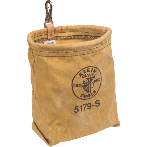 Tool Pouch, Water-Repellent Bag with Snap Clip, Canvas, Tan PB Rental Co. Ltd.